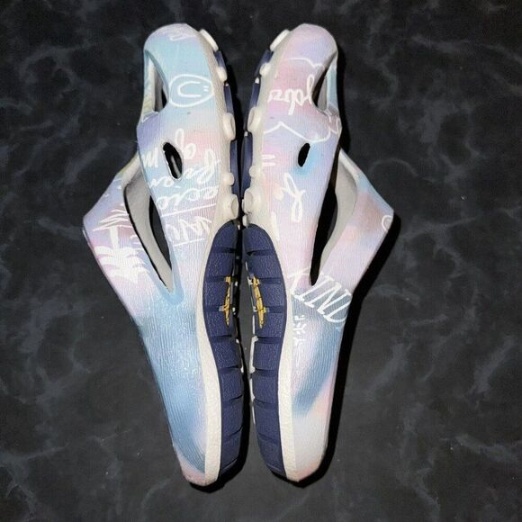 Keen Shanti Comfortable Slip On Clog Multi Blue Depths Pastel Women’s Size 5 - Picture 4 of 7